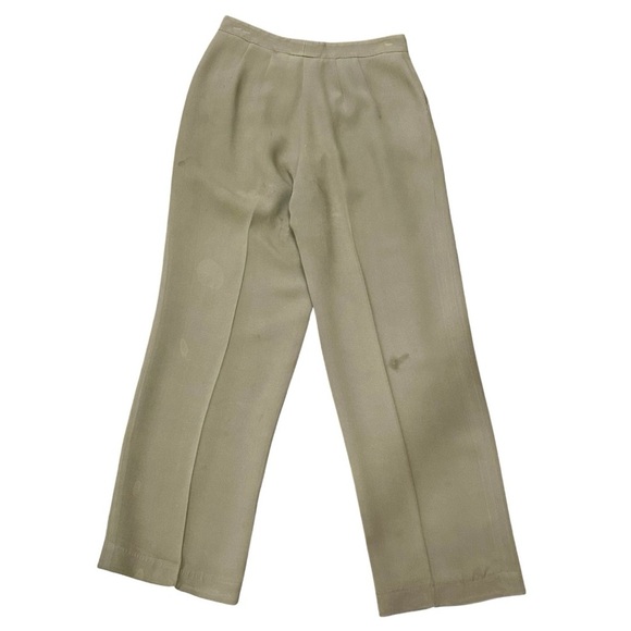 Giorgio Armani 100% Silk Pleated Trousers – Made in Italy (Size 44) - Picture 2 of 12